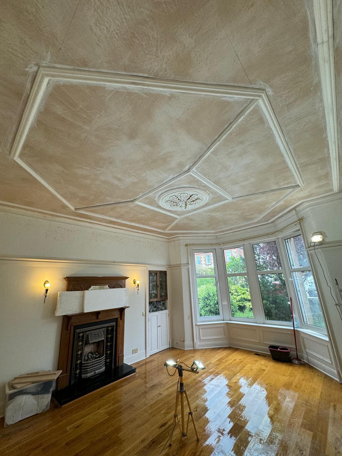 Ceiling plastering