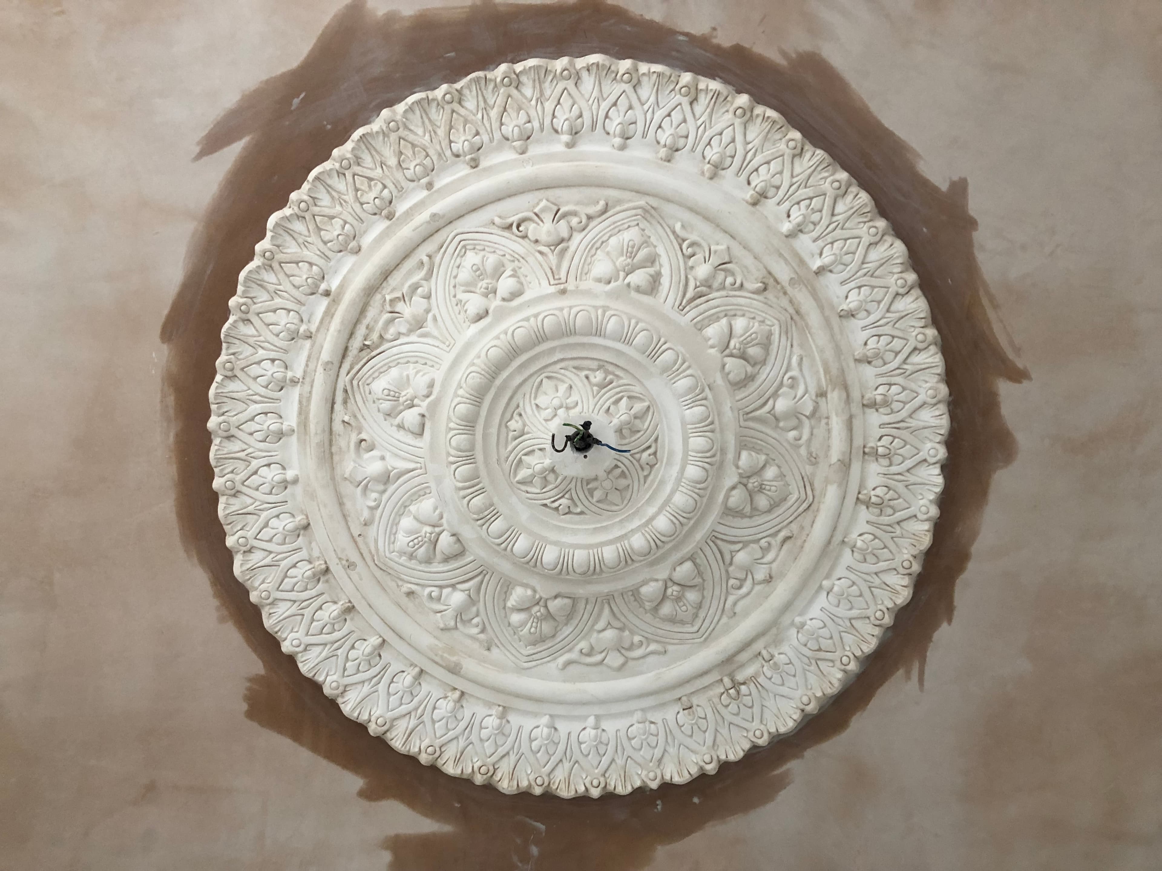 Ornamental plaster ceiling rose