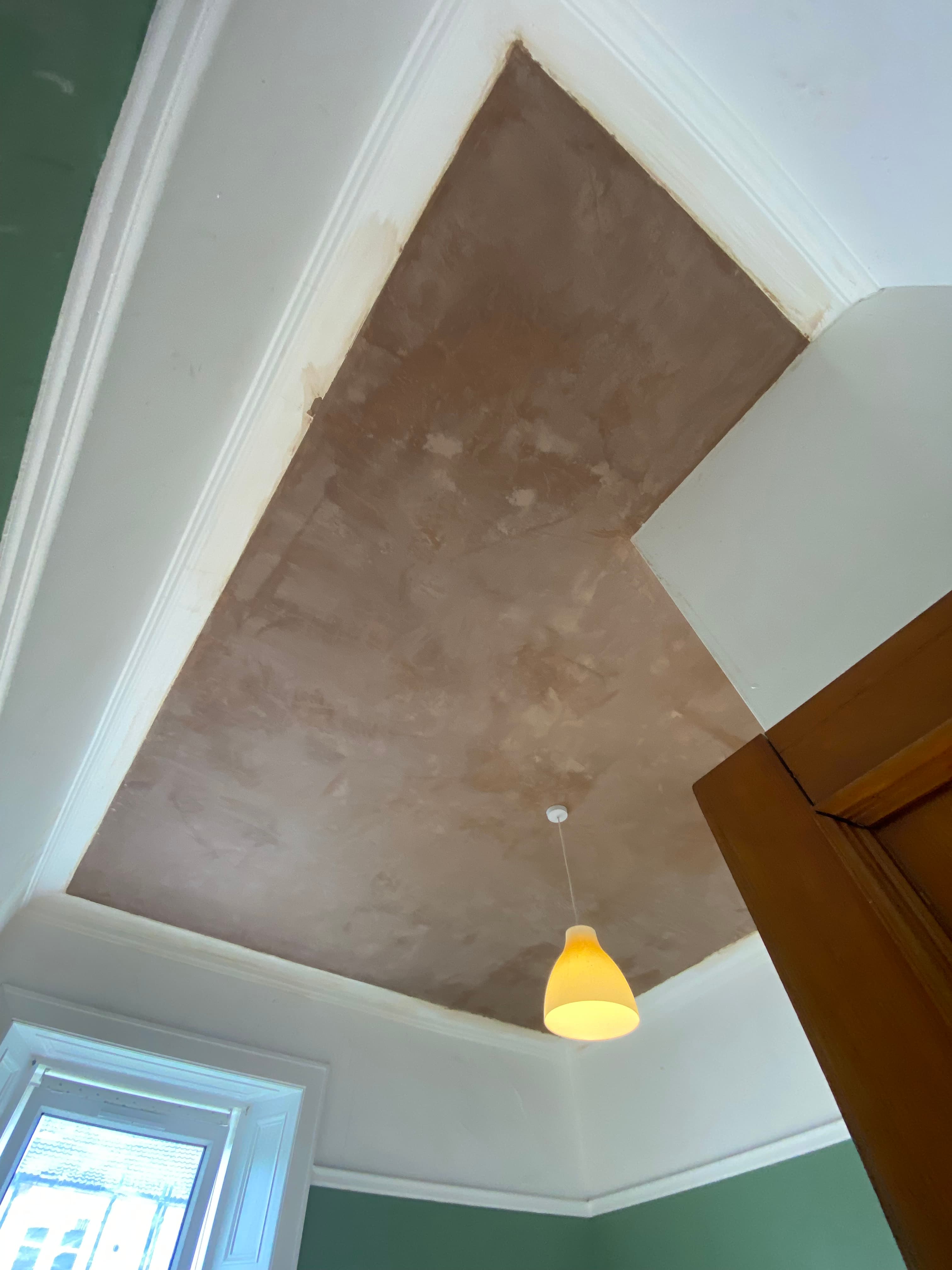 Cornice mitre finished clean