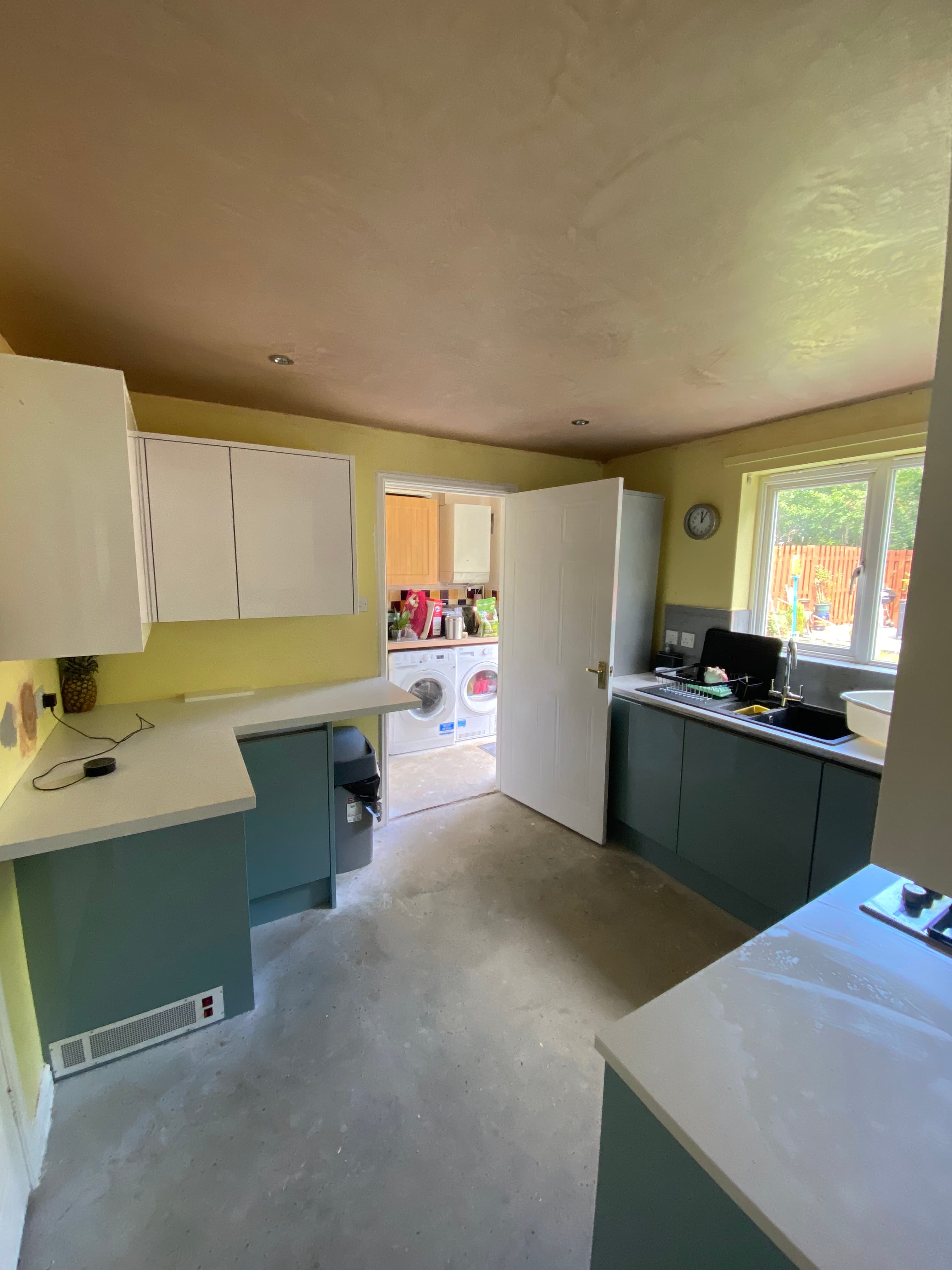 Room of dry lined walls