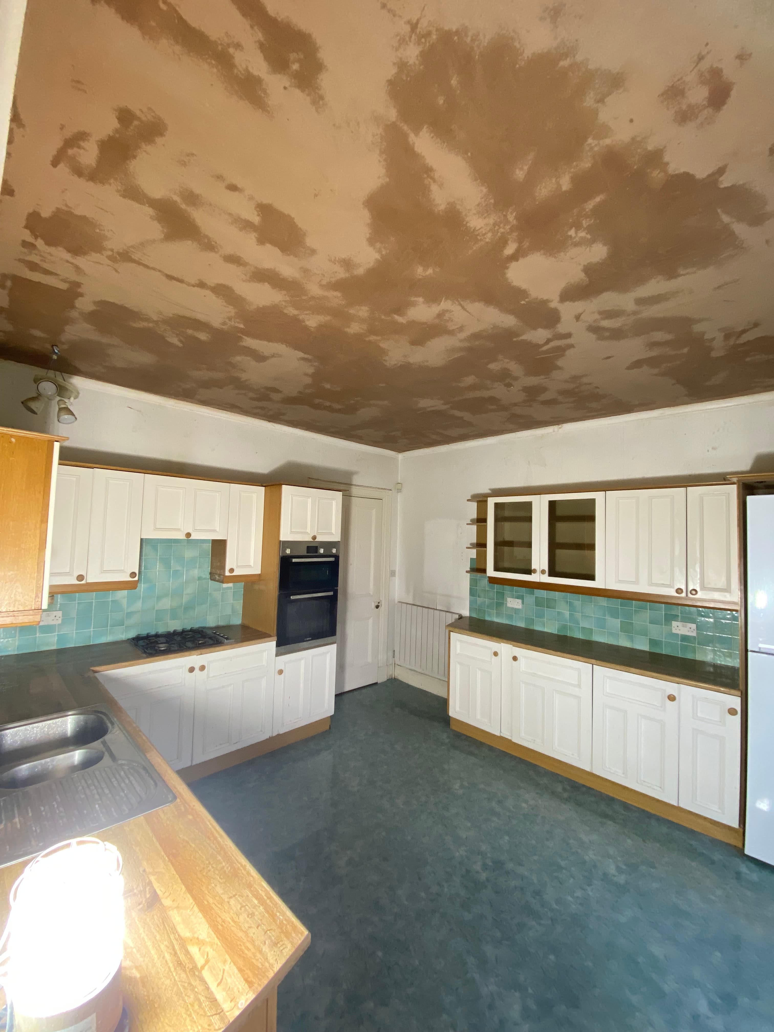 New ceiling line after boarding