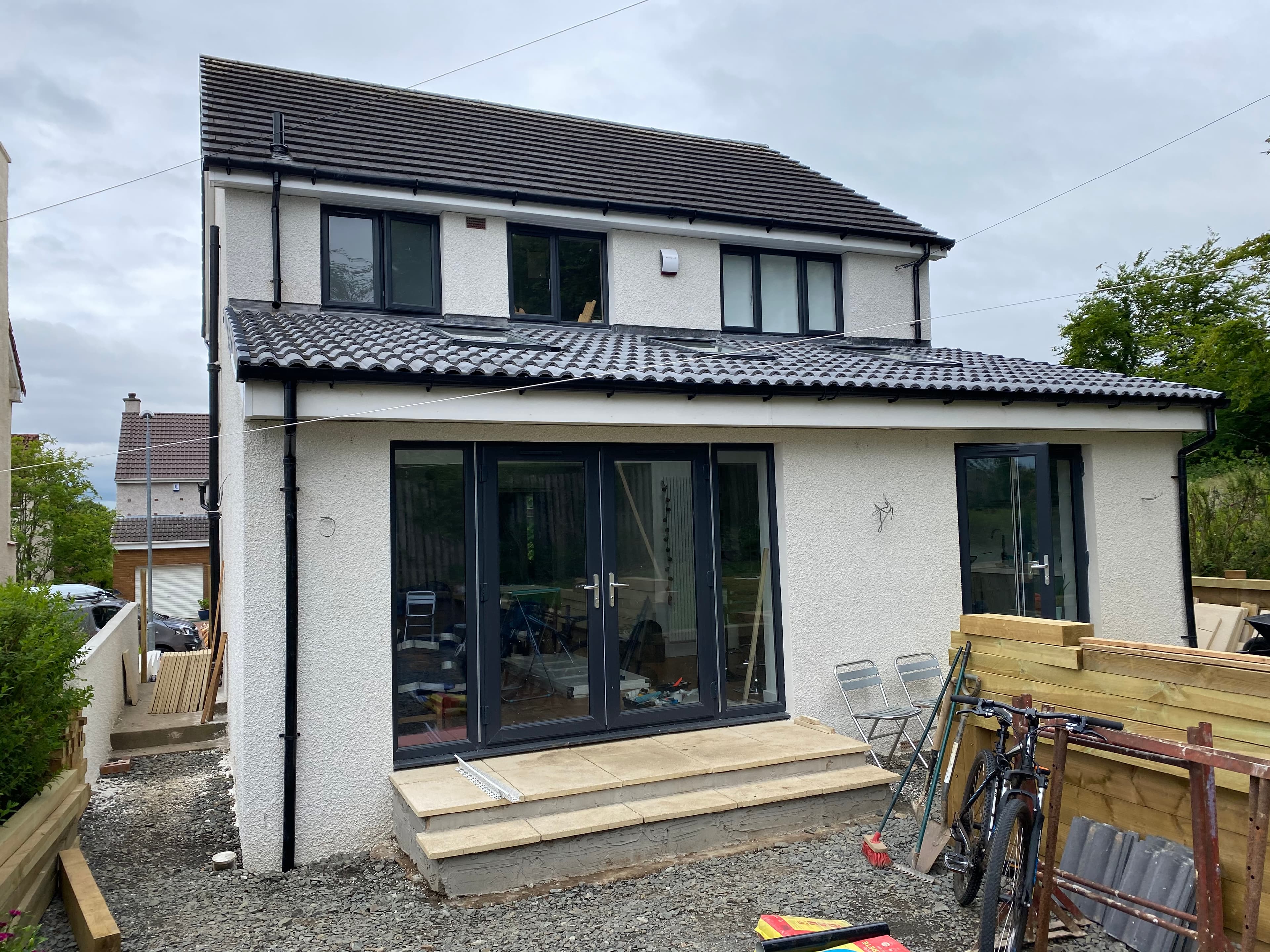 Even lime render finish