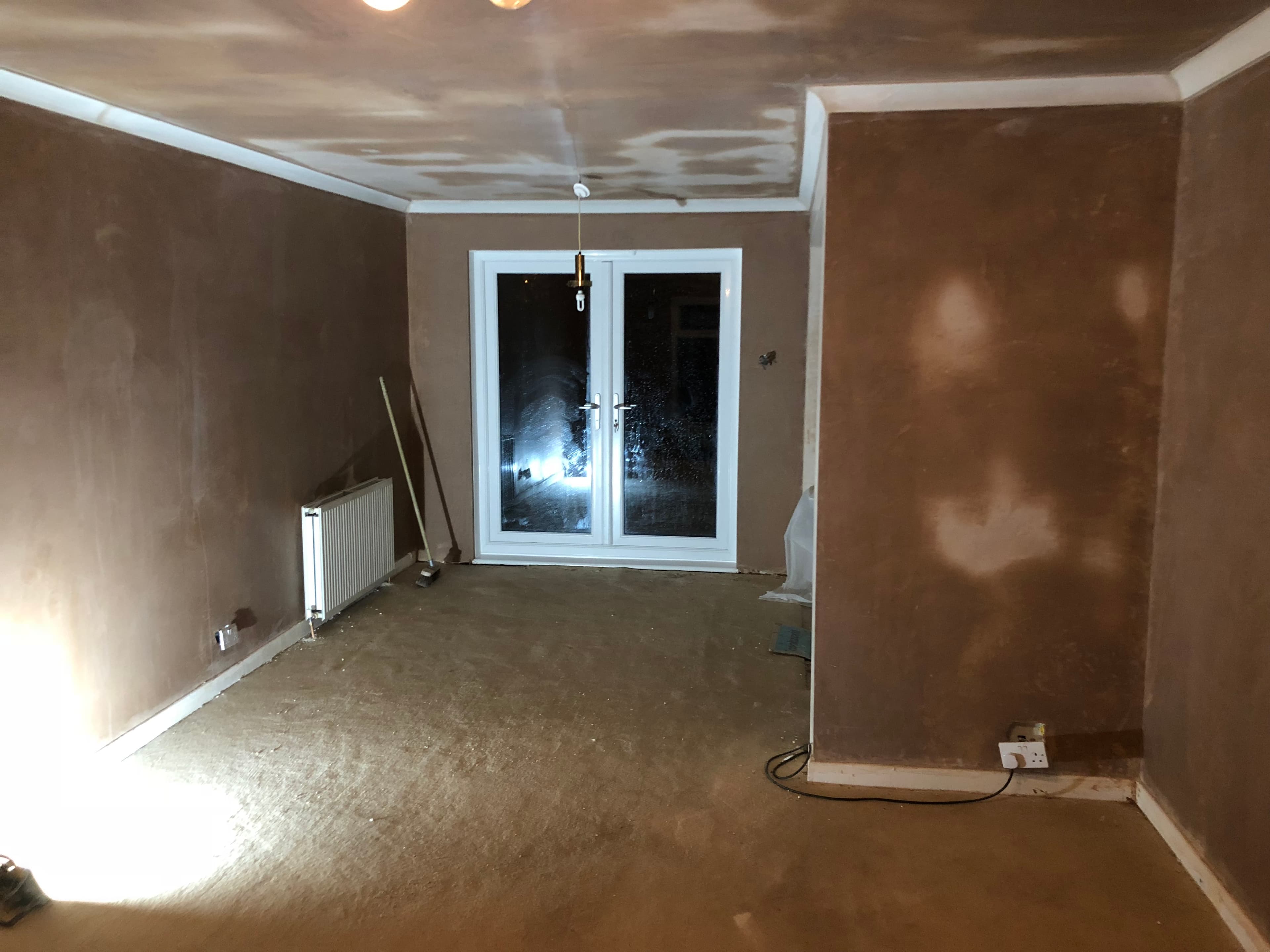 Wall plastering